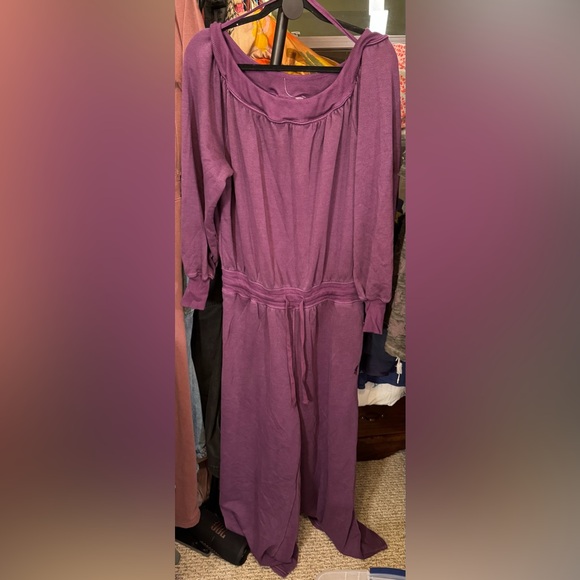 NWOT Free People FP Movement One To Beat Onesie - Champion purple - Large - Picture 7 of 9